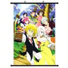 Arte de parede em tela Seven Deadly Sins Meliodas Bans Anime 40x60cm