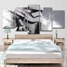 Arte de parede em tela Storms Troops Imperials Stormtroopers Anime