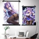 Arte de parede Genshin Impact Amber Kaeya Xiao 30x45cm 40x60cm