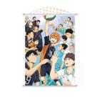 Arte de parede Haikyuu Hinata e tecido oficial Kageyama de 60x85cm Arte de parede Haikyuu Hinata e tecido oficial Kageyama de 60x85cm
