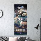 Arte de parede Hanging Scroll Honkai Star Rail Qing Que 25x70cm