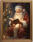 Arte de Parede KBKBART Natal Vintage Papai Noel 30 x 40 cm