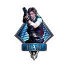 Arte de parede Silver Buffalo Disney Star Wars Han Solo Episódio 4