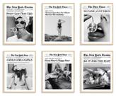 Arte de parede TWNSLLA Trendy Newspaper Retro New York Times 11x14 polegadas