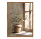 Arte de parede Vintage Olive Tree Rustic Botanical 30x40cm emoldurada Arte de parede Vintage Olive Tree Rustic Botanical 30x40cm emoldurada
