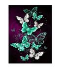 Artesanato 5d Pintura Diamante Diy 20x25 - borboletas verdes