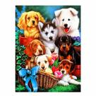 Artesanato Pintura Com Diamante Diy 30X40 - Pretty Dogs