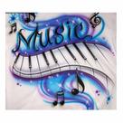 Artesanato Pintura Diamante Diy 20x20 - MUSIC