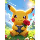Artesanato Pintura Diamante Diy 20X25 - PIKACHU J-2 Artesanato Pintura Diamante Diy 20X25 - PIKACHU J-2