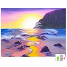 Artesanato Pintura Diamante Diy 20x30 - PRAIA TX198 Artesanato Pintura Diamante Diy 20x30 - PRAIA TX198