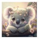 Artesanato Pintura Diamante Diy 30x30 - COALA V