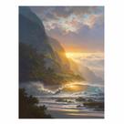 Artesanato Pintura Diamante Diy 30X40 - ondas CY-FJ10422