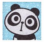 Artesanato Pintura Diamante Diy KIDS 18X18 PANDA BMX034