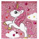 Artesanato Pintura Diamante Diy KIDS 18X18 UNICORNIO BMX015