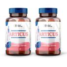 Articus 500mg 60 Cápsulas Suplemento com Colágeno Hidrolisado, Cálcio, Magnésio e Vitaminas C, D e K Fórmula Completa para o BemEstar 2 POTES