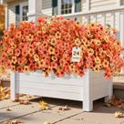 Artificial Fall Mums Flowers Alupssuc 24 pacotes ao ar livre