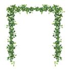 Artificial Ivy Vines Lucky, 2 peças de seda de 180 cm para decoração