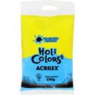 Artigo para Festa Holi Colors 100G Azul Turquesa CX com 10