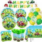 Artigos de festa, trator, decorações de aniversário, 232 unidades para meninos