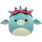 Artigos de jazz oficiais de 35 cm da Squishmallows de pelúcia Tatiana Teal Dragon Artigos de jazz oficiais de 35 cm da Squishmallows de pelúcia Tatiana Teal Dragon