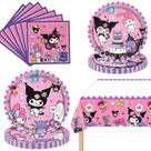 Artigos para Festa CHAMPBULL Kuromis Kit com 41 Peças: Pratos e Guardanapos Artigos para Festa CHAMPBULL Kuromis Kit com 41 Peças: Pratos e Guardanapos