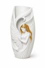ArtLine 3D Vaso Decorativo White Angel Escultura Elegante em PLA Premium 20cm - ArtLine 3D Vaso Decorativo White Angel Escultura Elegante em PLA Premium 20cm -