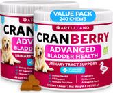 Artullano Masticables de Arándano para Perros 240 Unidades Soporte para Infecciones Urinarias