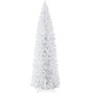 Árvore artificial Best Choice, lápis branco de 9 pés, decoração fina