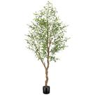 Árvore Artificial de Oliveira FEELEAD 183 cm para Ambiente Interno com Vaso