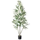 Árvore Artificial de Oliveira NOVAROOT 183 cm com Vaso e Luzes