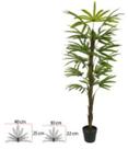 Árvore Artificial Palmeira Raphis Real Toque X18 Verde 1,50cm
