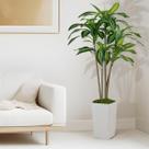 Árvore artificial SJSCYD Dracaena 1,5 m com plantador para interior