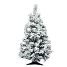 Árvore artificial Vickerman Flocked Alaskan 91 cm sem iluminação