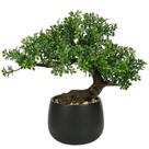 Árvore de bonsai artificial Briful 14" H Faux Plant com vaso de cerâmica
