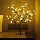 Árvore de bonsai Cherry Blossom LIGHTSHARE 18" com 48 luzes LED