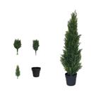 Árvore De Cipreste Artificial De 60-90CM Em Vaso, Planta Falsa Para Decoração De Casa, Jardim,