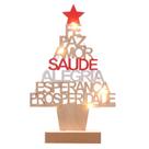 Arvore De Madeira De Desejos Com Luz 18cm Enfeite De Natal Arvore De Madeira De Desejos Com Luz 18cm Enfeite De Natal