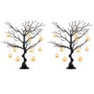 Árvore de manzanita artificial NUPTIO preta 76 cm de altura (2 peças)