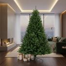 Árvore De Natal 1.50 metros 500 galhos Premium Cheia Luxuosa Pinheiro Desmontável com Pé de Ferro e Nota fiscal