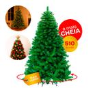 Árvore De Natal 1,50m A mais Cheia Larga e Volumosa Pinheiro 510 Galhos Premium Luxo Verde