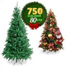 Arvore De Natal 180 cm 750 Galhos Luxo Cheia Pinheiro Verde Base De ferro Reforçada