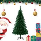 Árvore de Natal 1,80 m 600 Galhos Densos Verde Clássico Montagem Fácil Design Compacto e Elegante