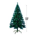 Arvore de natal 180cm c/ 838 galhos verde