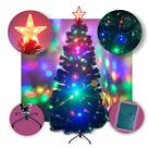 Árvore de Natal 180Cm LED Fibra Ótica Colorido Luz Bivolt PW Árvore de Natal 180Cm LED Fibra Ótica Colorido Luz Bivolt PW