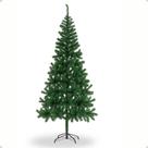Árvore De Natal 1,80m Completa 145 Enfeites Decorada Festão Pisca Pisca Bolas Pé De Ferro