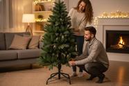 Árvore de Natal 1,80m Luxo Verde 611 Galhos Pinheiro Favorito Decorativa Natal