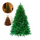 Árvore De Natal 1,80m Mais Larga e Cheia em Volume Pinheiro Tradicional 840 Galhos Verde