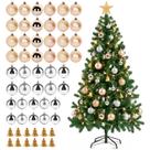 Árvore De Natal + 64 Enfeites Decorada Verde Grande 180 cm Decoração Natalina Luxo Árvore De Natal + 64 Enfeites Decorada Verde Grande 180 cm Decoração Natalina Luxo