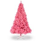 Árvore de Natal artificial Bonnlo Pink de 6 pés com 1.600 pontas de galhos Árvore de Natal artificial Bonnlo Pink de 6 pés com 1.600 pontas de galhos