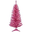 Árvore de Natal artificial Kadunmina de 4 pés com suporte rosa 115 pontas